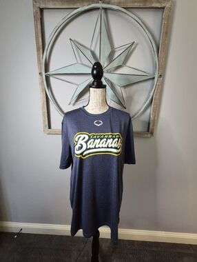 Evoshield Savannah Bananas Performance Tee Heather Blue - XL